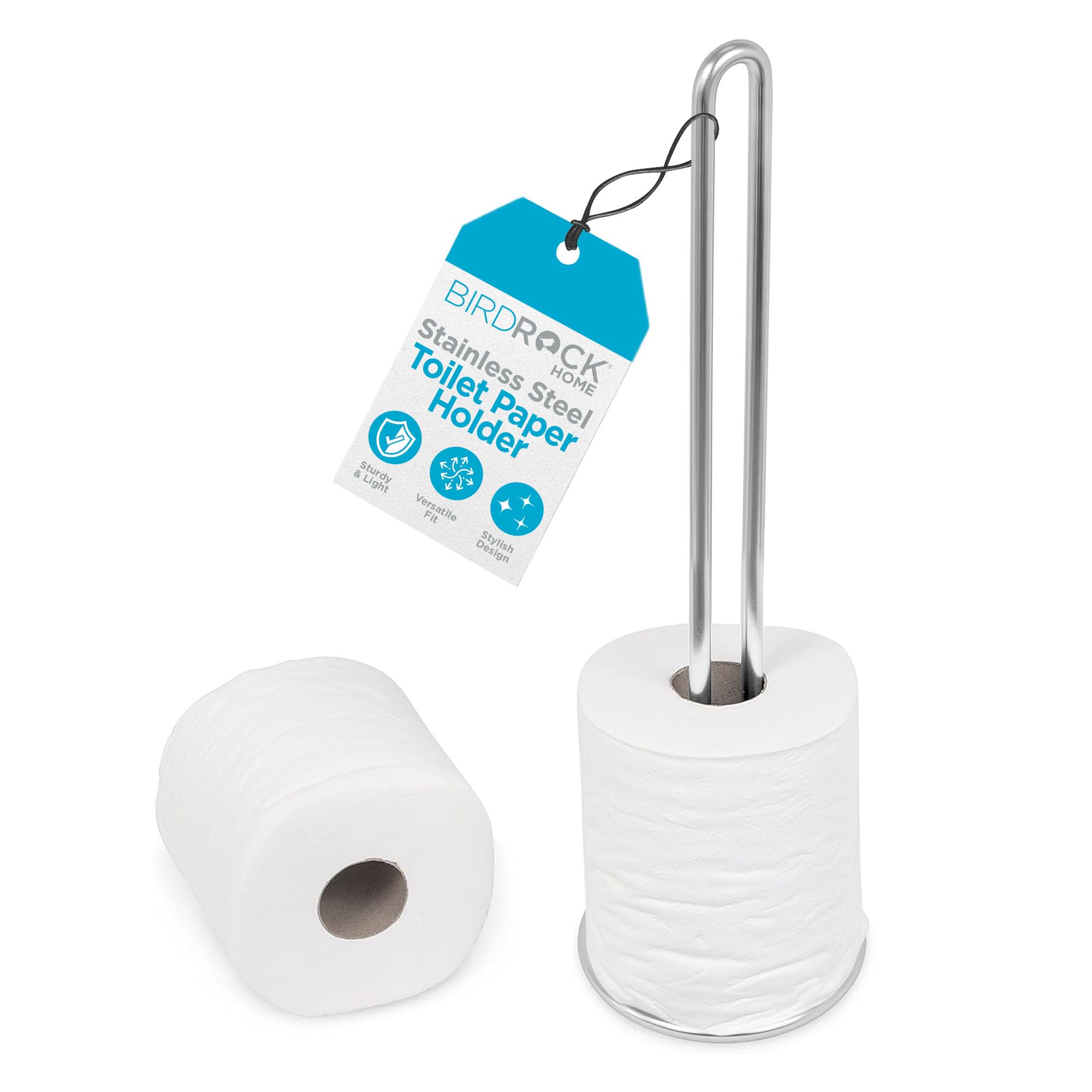 Internet del mejor acero soporte para rollo de papel, large