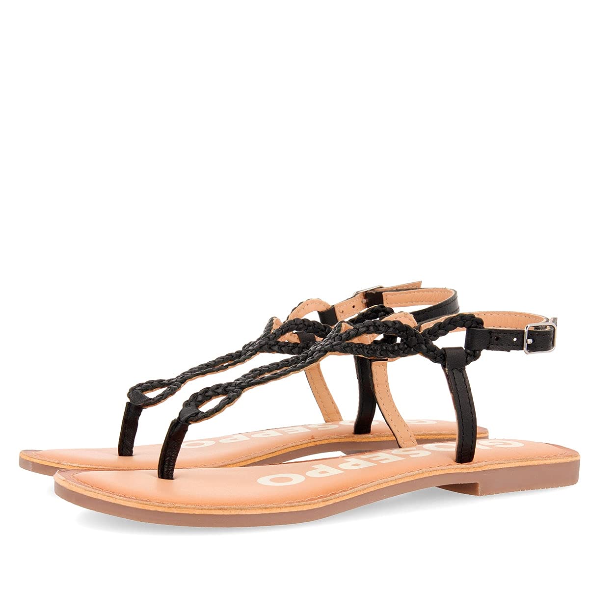 Gioseppo Women’s Open Toe Sandals, Black (Negro Negro), 6 UK