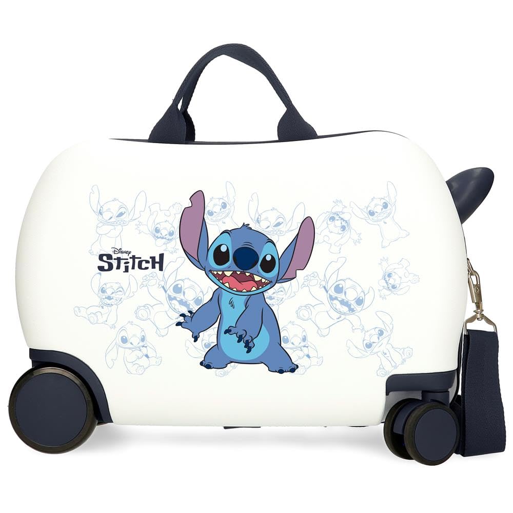 Disney Adorable Stitch Moods Cabin Suitcase Rigid ABS Combination Lock Side 4 Wheel Double Luggage Hand Luggage