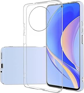 جراب حماية شفاف من جل البولي يوريثين المقاوم للحرارة المرن والسيليكون للخدش لموبايل هواوي نوفا Y90 - المعز