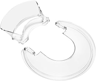 3.5 Quart Pouring Shield for KitchenAid Tilt-Head Stand Mixer, Splash Guard with Removable Pouring Chute, Mixer Accessories