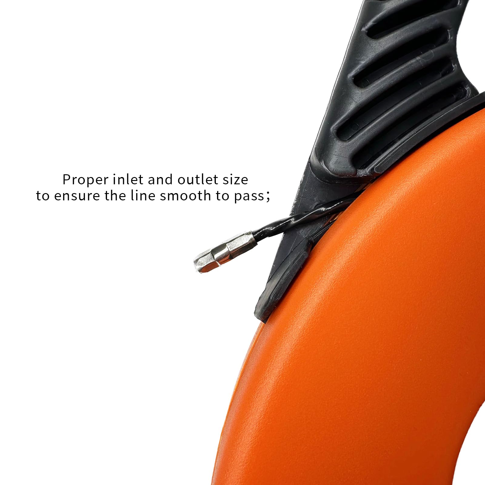 IRSCorp 4.3mm 100ft Fish Tape Reel PET Cable Puller Cable Rods Shatterproof Case Electrical Cable Puller Through Wall Wire Guide Device Threader - Image 2