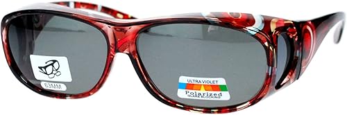 Miniatura 2 de PASTL Gafas de sol polarizadas que se ajustan sobre las gafas ovaladas rectangulares OTG antirreflejos