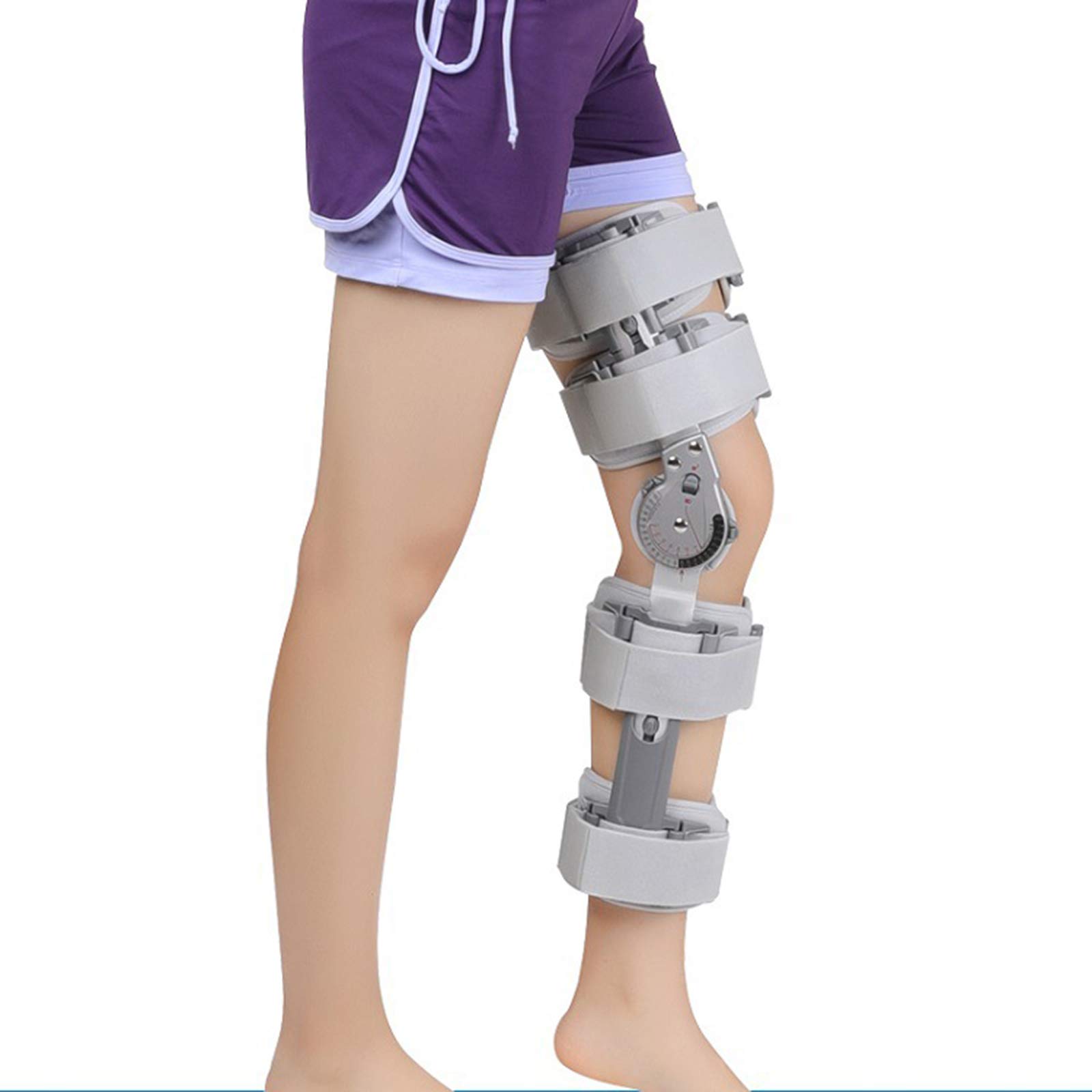 Ortesis De Rodilla Soporte Estabilizador De Articulaciones Fractura Protector Fijo Férula Protector De Pierna para ACL/Lesiones Deportivas, Osteoartritis Leve