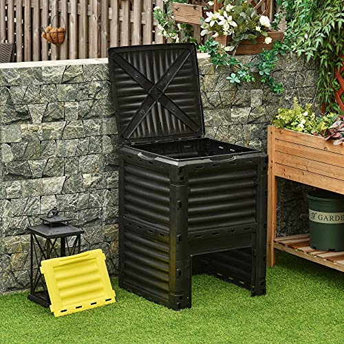 Outsunny-Garden-Compost-Bin-80-Gallon-Outdoor-Large-Capacity-Composter-Fast-Create-Fertile-Soil-Aerating-Box-Easy-Assembly-Yellow
