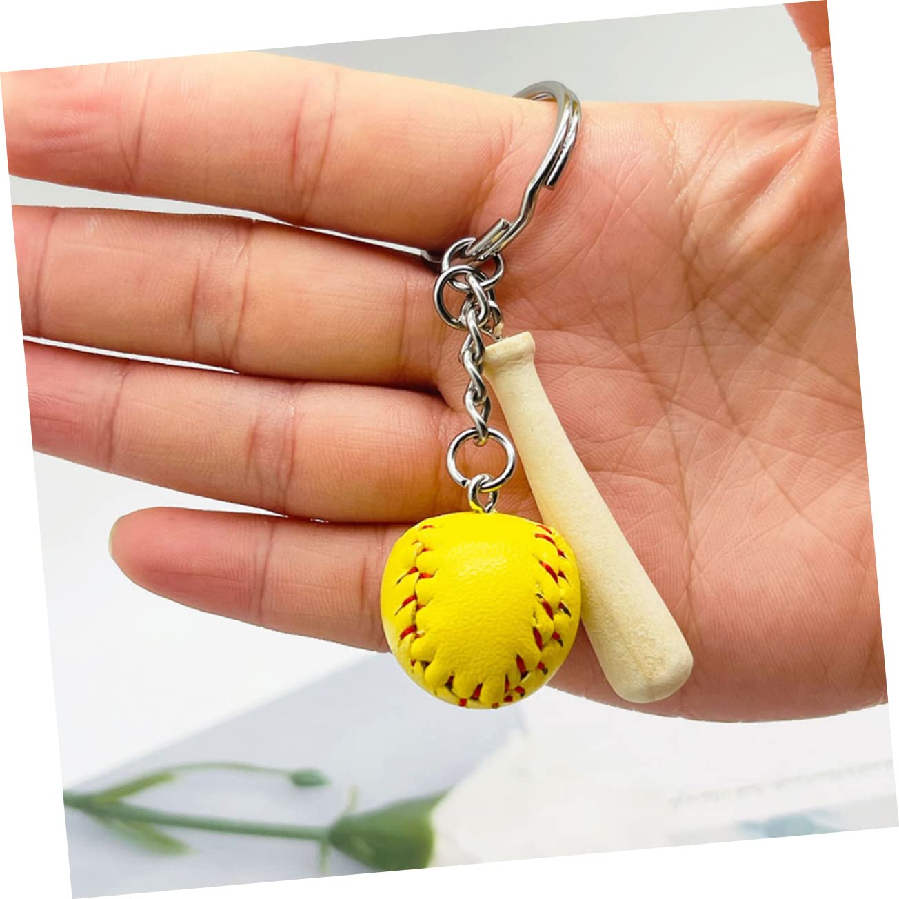 Portachiavi da baseball -- REGALI PERSONALIZZATI PER IL BASEBALL -- regali di squadra -- etichetta per borsa da baseball - Italia