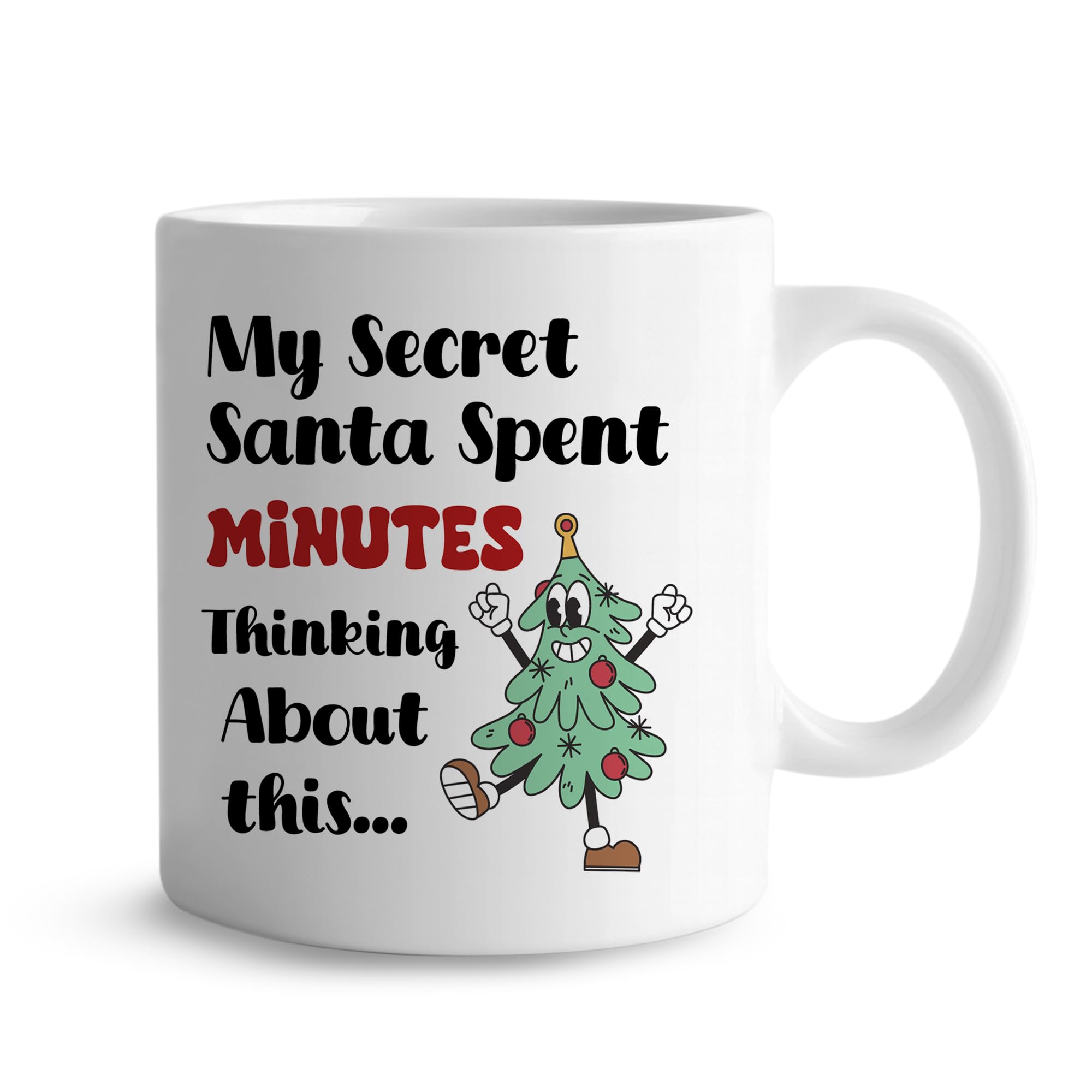 RED OCEAN Secret Santa Mug for Colleagues Funny Secret Santa Office Gifts Joke Present for Coworkers Men and Women Sarcastic Xmas Present for Work Colleague