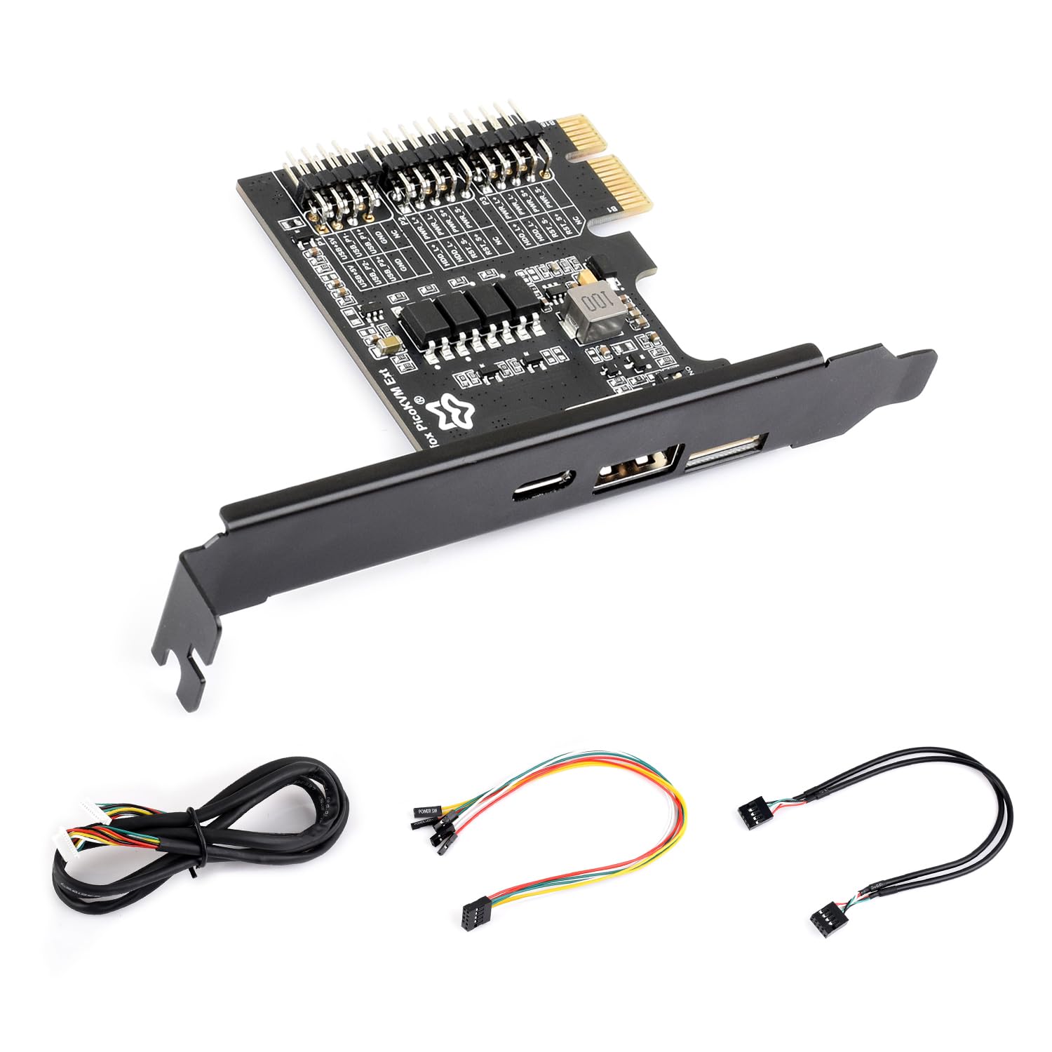 KLAYERS Luckfox PicoKVM Ext Expansion Board, PCIe/USB-Compatible Remote Power Management Adapter for Motherboards-image-20