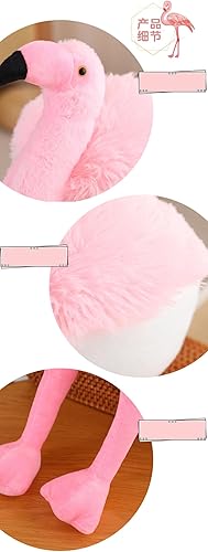 Miniatura 4 de Peluche redondo suave de flamenco de peluche de flamenco gordo para decoración del hogar, almohada de flamenco para abrazar, regalo para niños o