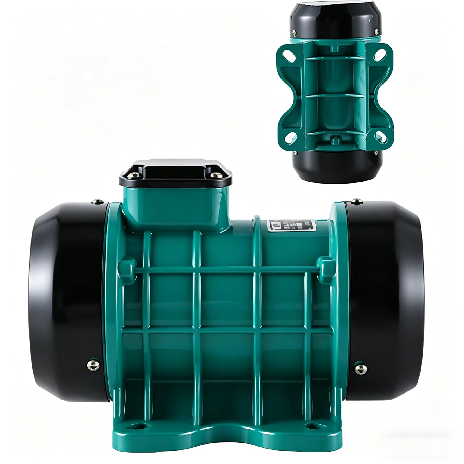 250w / 370w / 550w Vibrationsmotor, 380v Elektrischer Vibrationsmotor, Vielseitig RüTtelmotor Aus Aluminiumlegierung Mit Einstellbarer Geschwindigkeit RüTtelmotor FüR Bergbau Kohle,Grün,550w