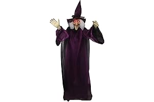 Life Size Halloween Haunters Hanging Animated Talking Witch