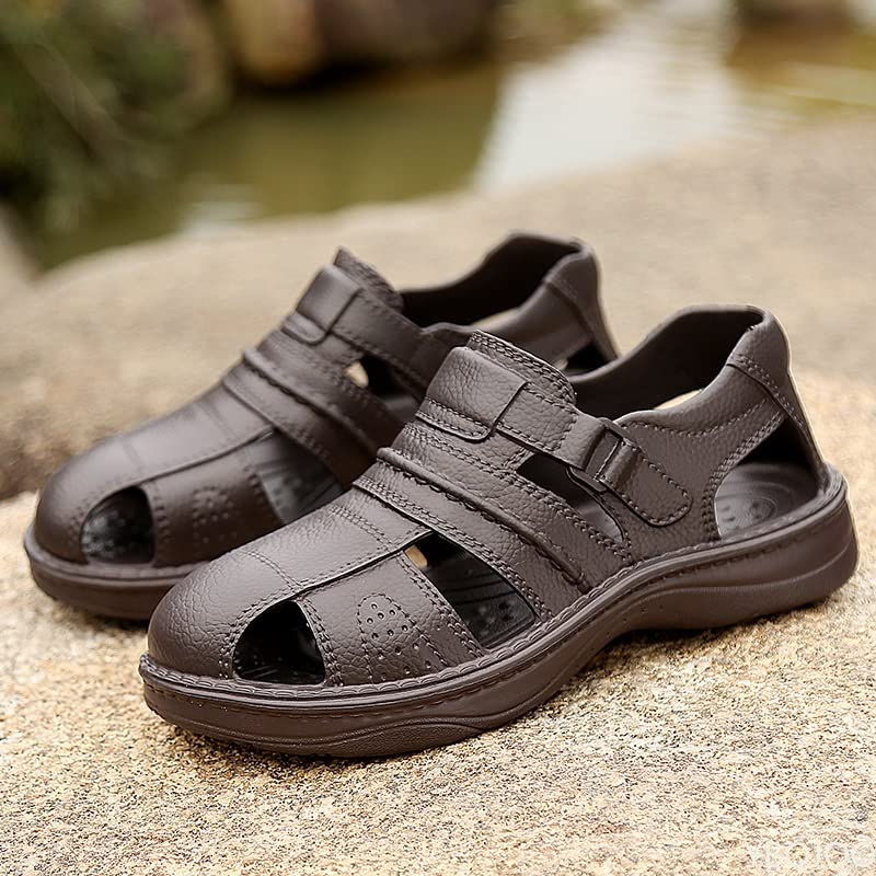 Sandals Men Shoes Slippers Cool Breathable Comfortable Walking Shoes Flats Sneakers Light Casual Shoes(45 Code)3