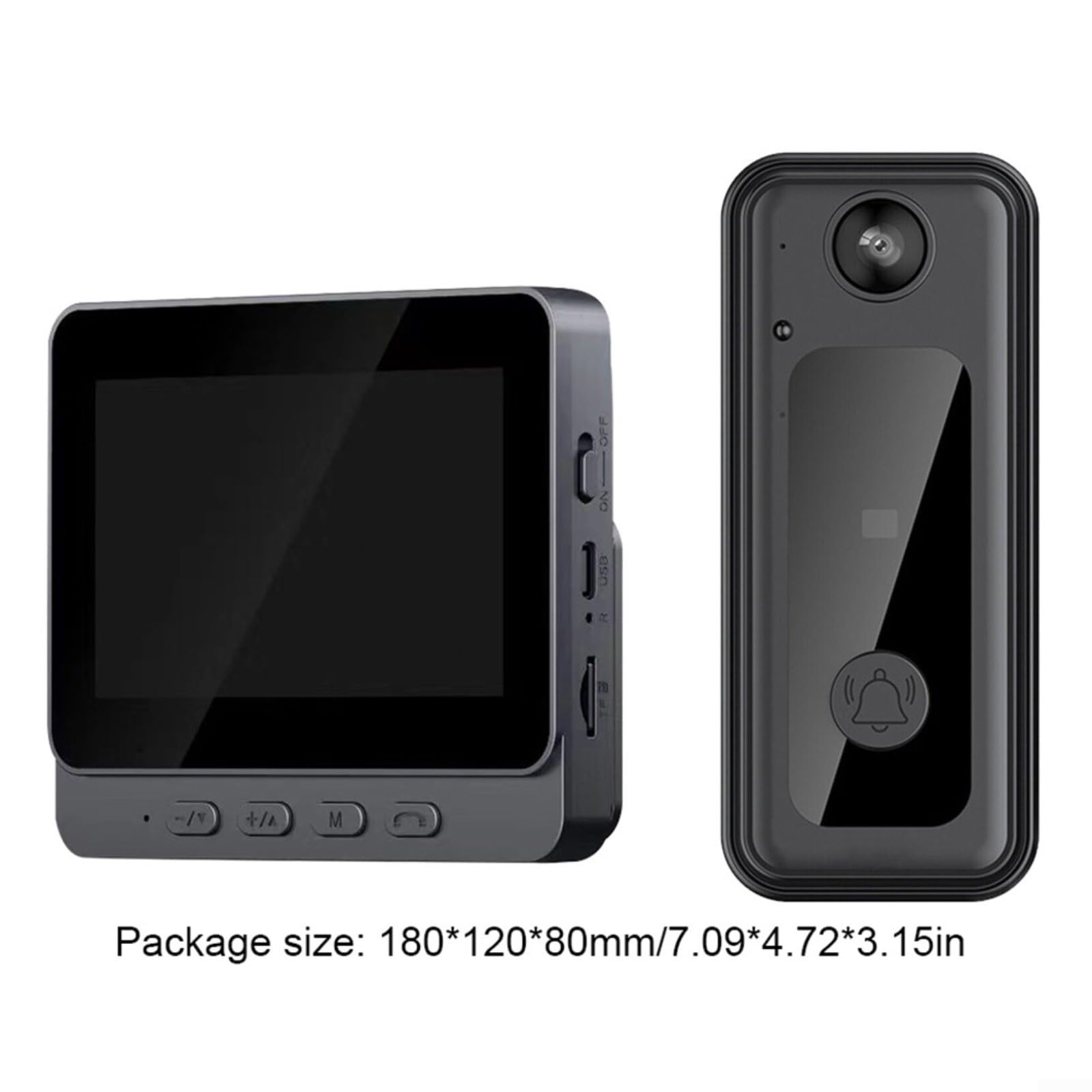 Aazon.co: BOTSLAB Doorbell Caera Wireless, 5P Video Doorbell With
