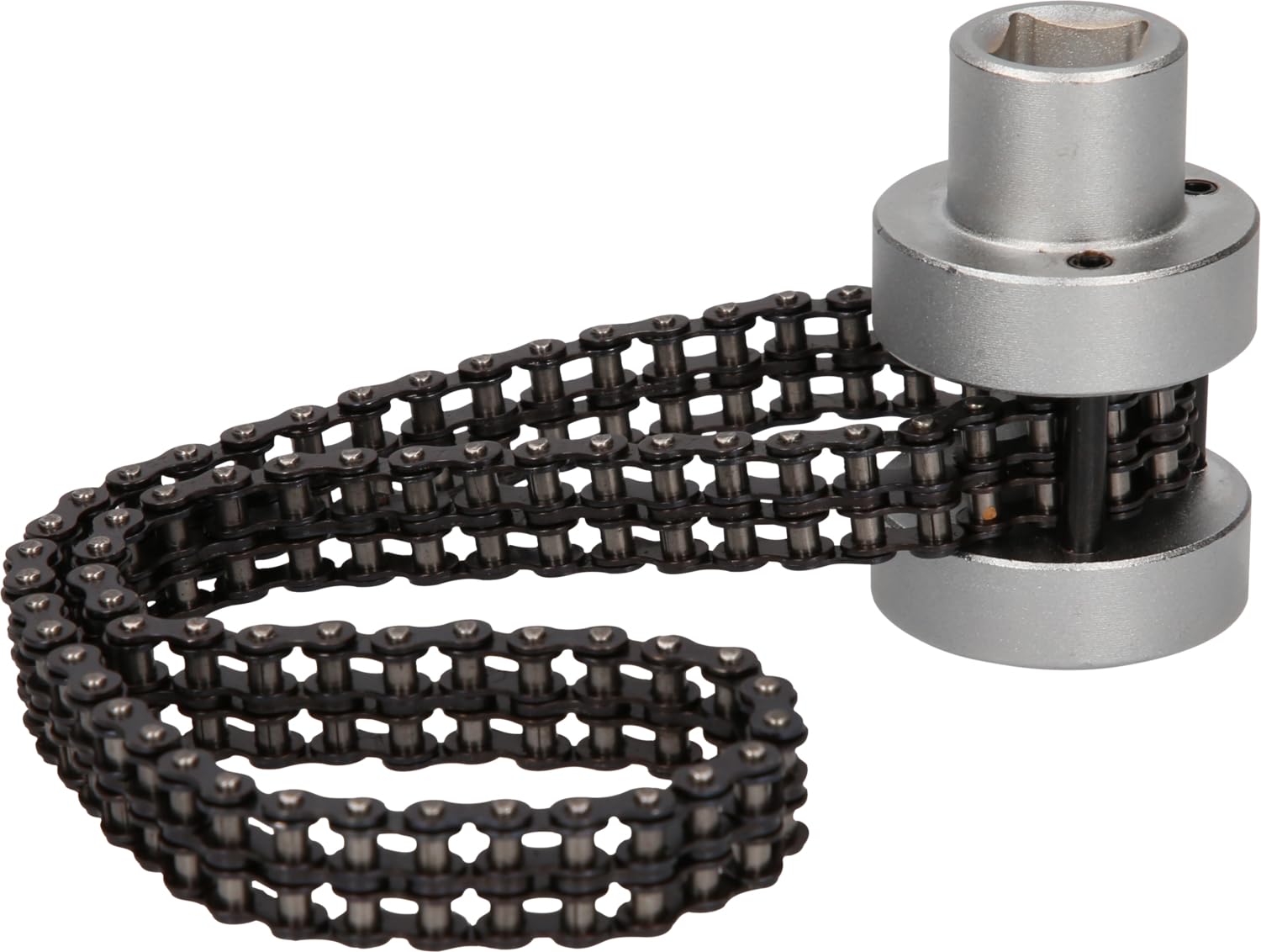 KS Tools 460.5216 - Clé à chaîne pour filtre à huile et cartouche dessicateur d'air Ø 170mm - Finition En Chrome Vanadium