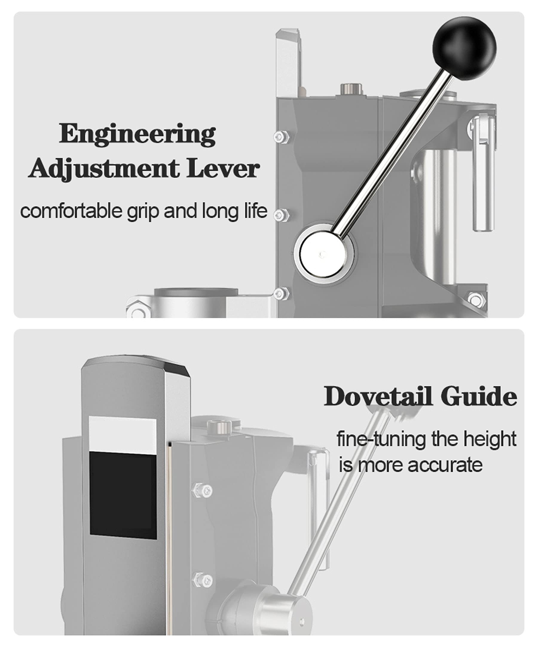 Bohrständer Bohrmaschinenständer für Bohrmaschine mit Schraubstock, Verstellbarer Tischbohrmaschine für DIY Werkzeugpresse