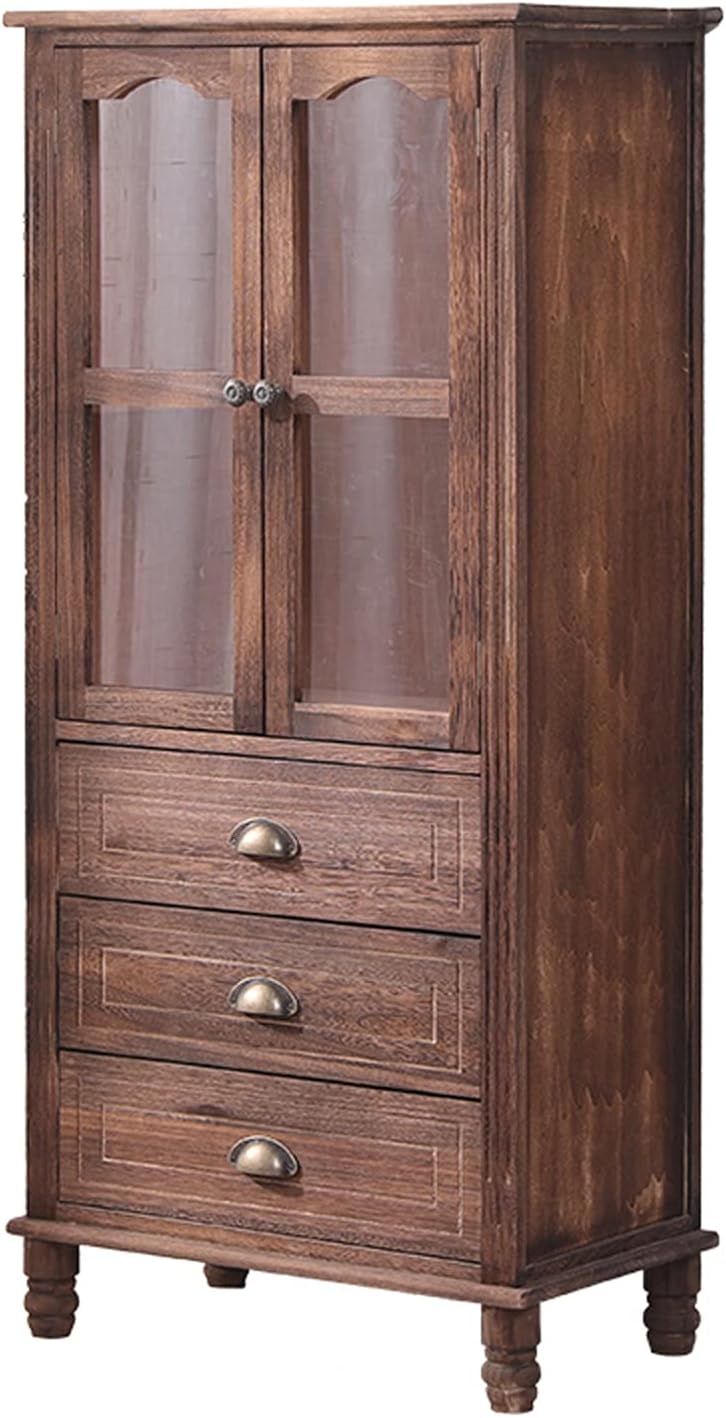 Wine Cabinet Solid Wood Small Wine Cabinet Simple Modern Living Room Cabinet Against The Wall Wine Cabinet Cabinet Floor Bar Cabinet