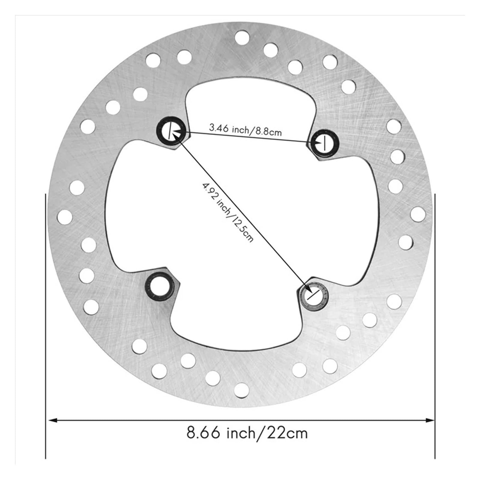Disco De Freno Trasero Para Suzuki 400cc LT-Z 400 Quad Sport 2003-2013 Disco de freno de rotor trasero