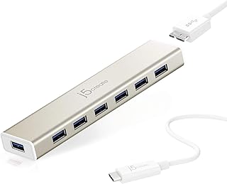J5 Create jch377 USB 3.0 (3.1 Gen 1) Micro-B 5000 Mbit/s Silver Node Hub – (USB 3.0 (3.1 Gen 1) Micro-B, USB 3.0, 0.6 m, 5000 Mbit/s, CC, USB, 100 – 240)