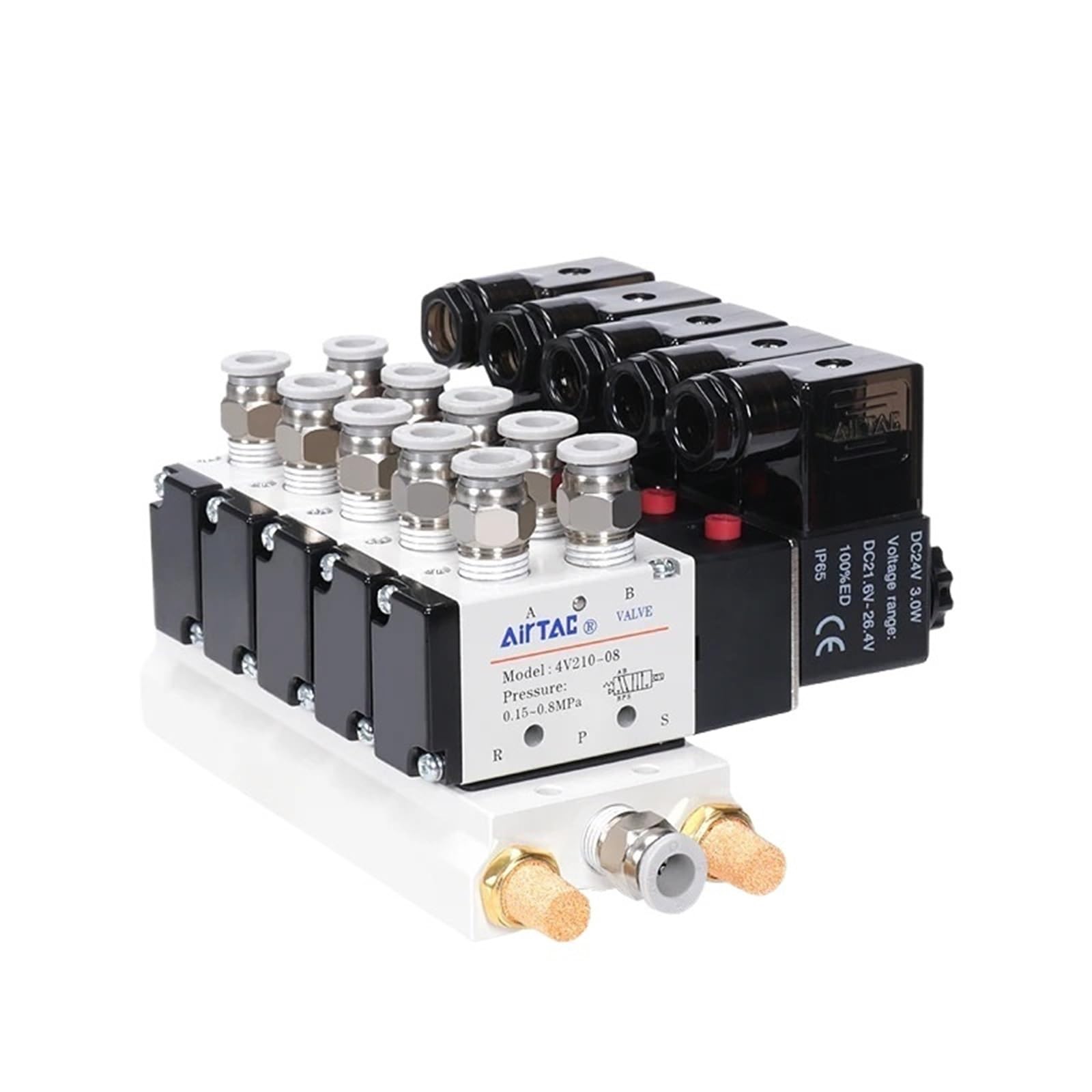 Bobine électronique 220V haute réactivité pour vanne de commande d'air 4V310-10