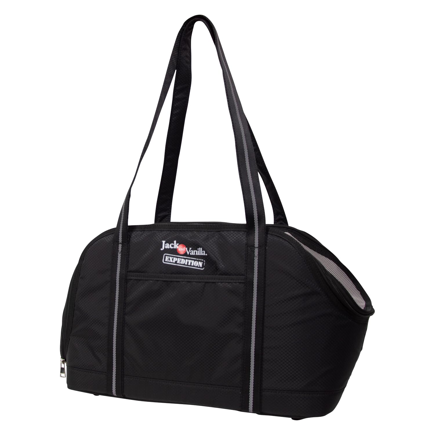 JACK AND VANILLA, Comfortable Hiking Carrier with Padded Straps, Spacious Compartments and Modern Design, Ideal for Sports and Travel, U, Black, Sport Expedition Model