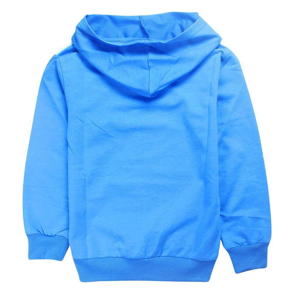 zhaojiexiaodian Ragazzi Unisex 3D Print Pullover Bambini Jogging Felpe Felpa Tuta Abbigliamento Sportivo Outwear Maglione Hip Hop Streetwear Top con Cappuccio