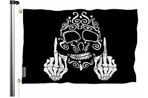 Swono Skull Flag Banner: Embody Rebellion with the Ultimate Symbol of Defiance