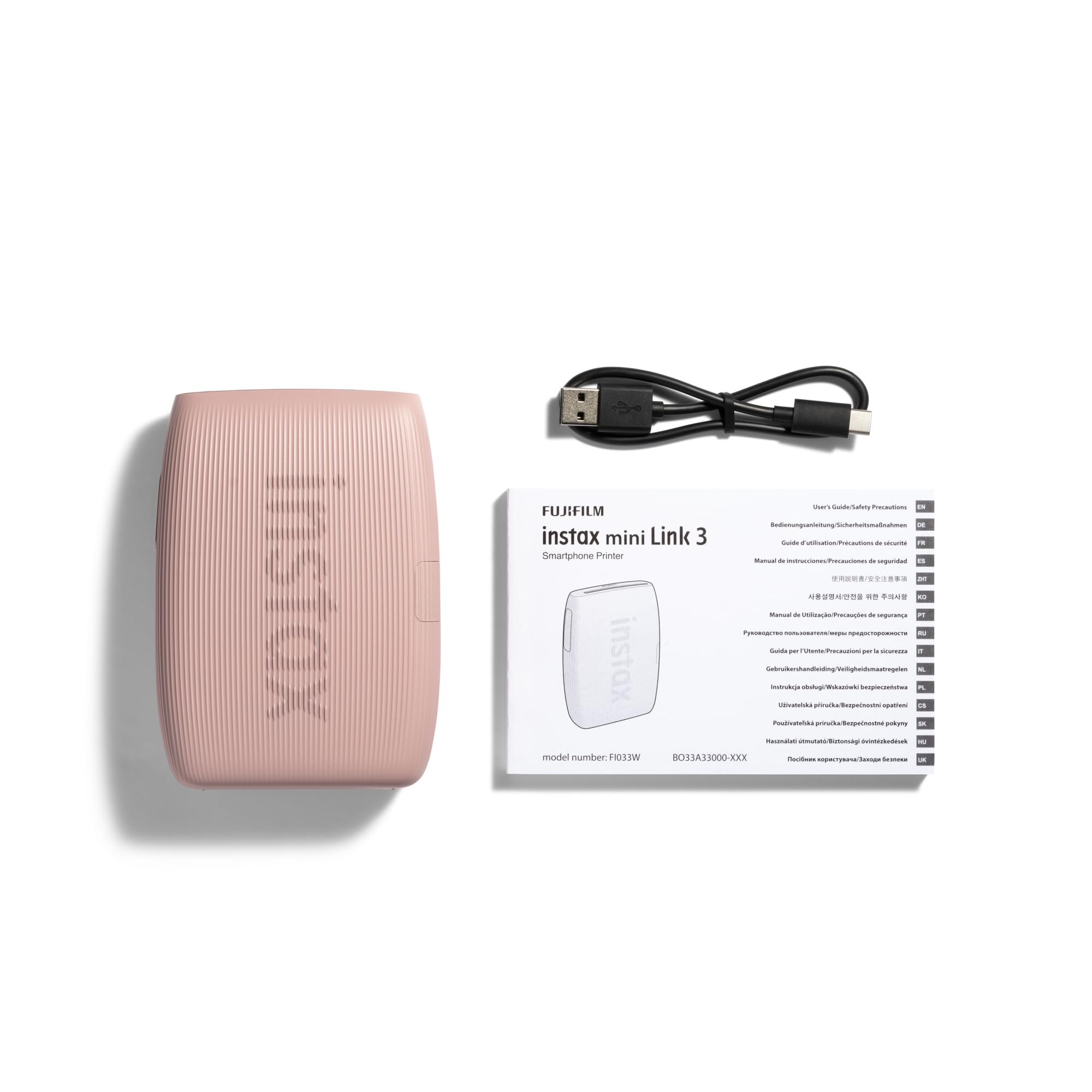 FUJIFILM instax mini Link 3 Smartphonedrucker, Rose Pink