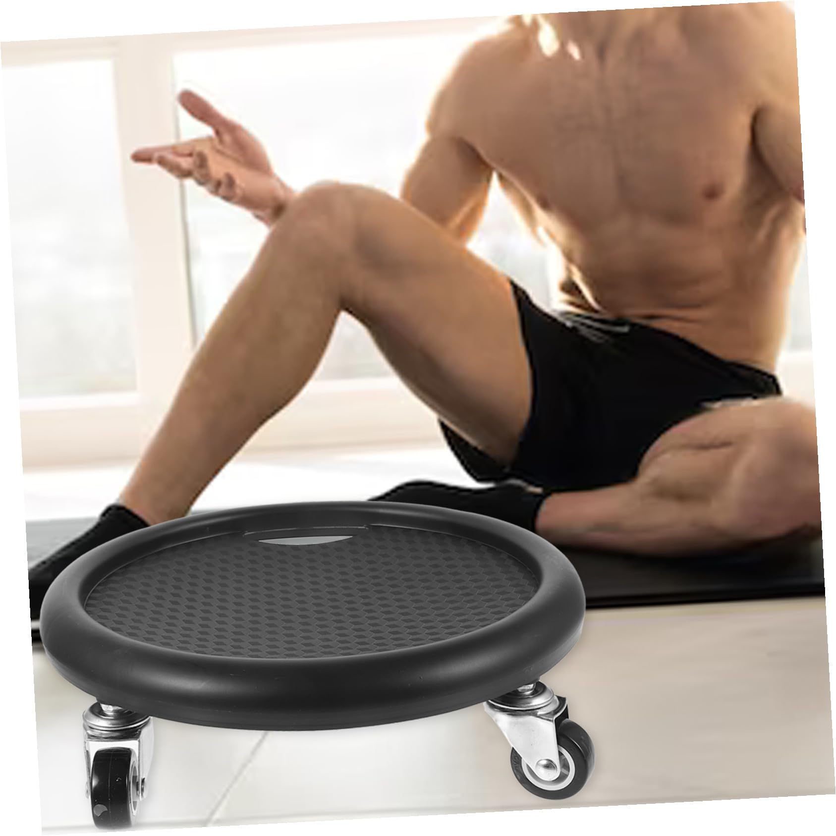 Disco Deslizante de Fitness Silencioso para Abdomen, 1 Juego