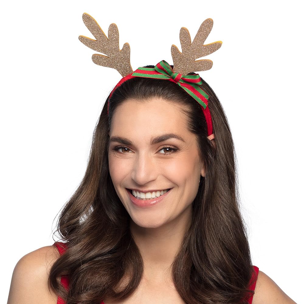 Boland 13300 Tiara Reindeer with Antlers, Headband for Fancy Dress Costumes, Christmas and Carnival, Costume Accessories