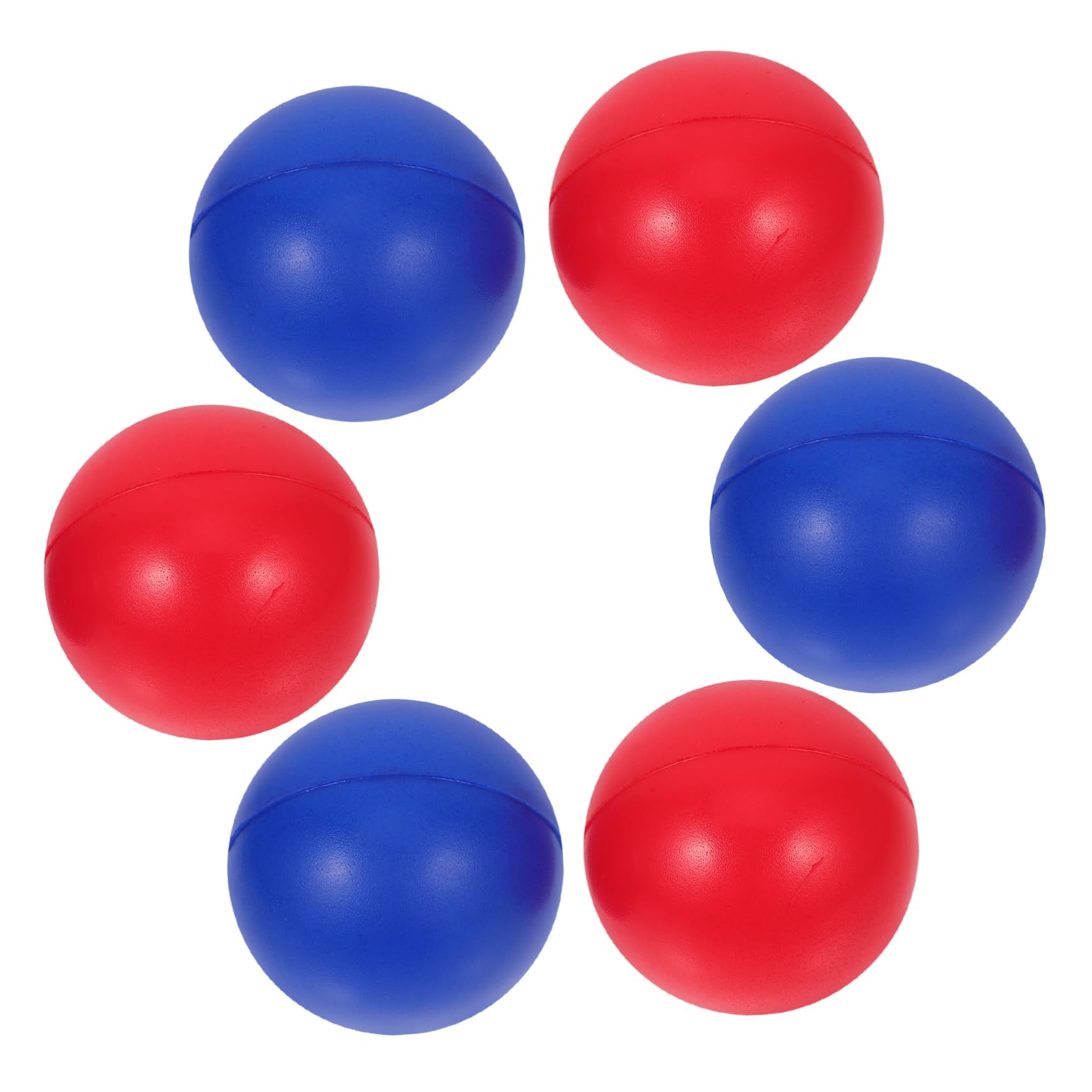 SUPVOX Replacement Pu Beach Balls 6pcs Soft Training Balls for Beach Paddle Pitching Practice