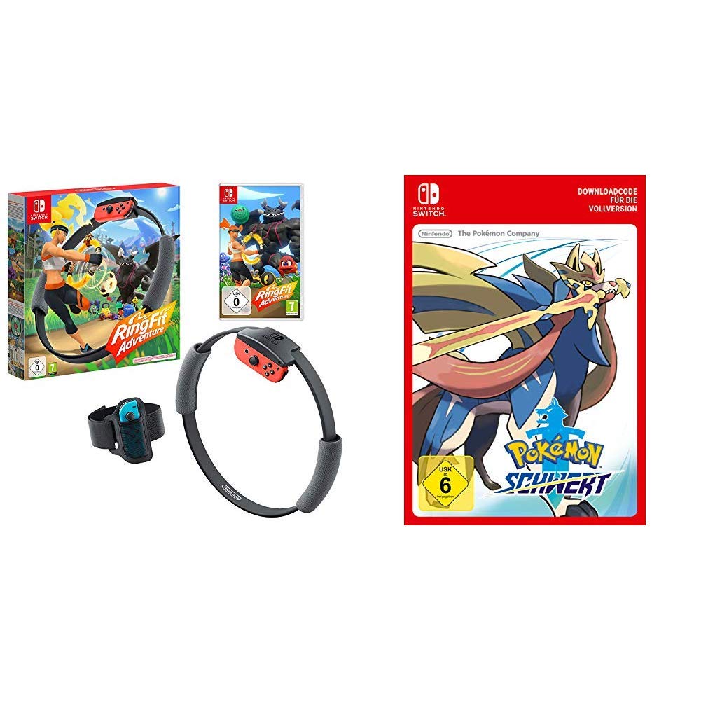 Switch 本体 + Ring Fit Adventure+ポケモンシールド e83f0666-00ba-45de-a9df-