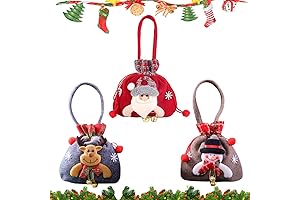 BALRAJ Christmas Gift Doll Bags: Festive Storage for Holiday Cheer