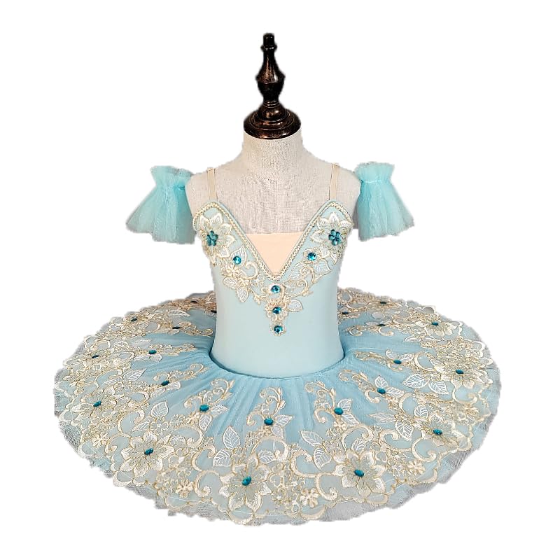 Professionelles Ballettkleid für Mädchen, Kinder Pfannkuchen Ballettkleidung Rock Tütü Tanzkleidung