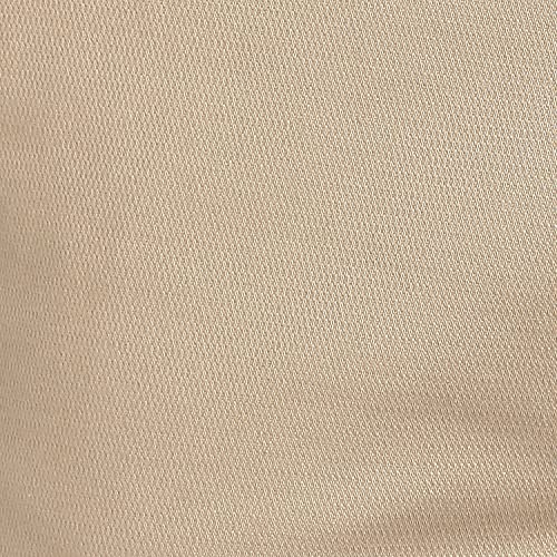 Image of Colorplus Men's Cotton Blend Solid Piece Dyed Pattern Contemporary Fit Flat Front Casual Trouser