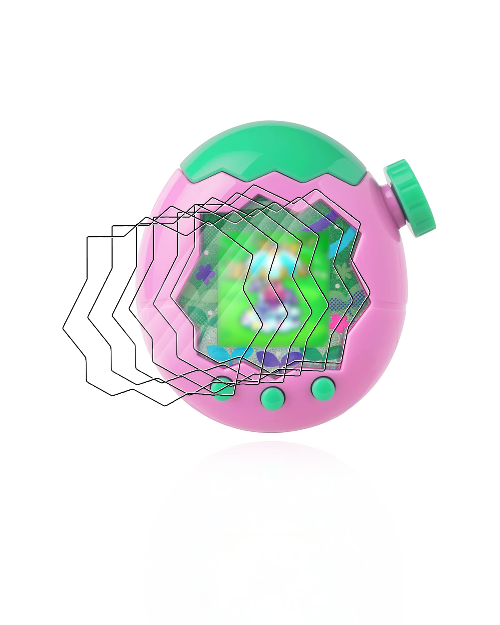 toergy Tpu Screen Protector for Tamagotchi Paradise with High Aluminum fox Edge, Durable Film, Thin, Lightweight