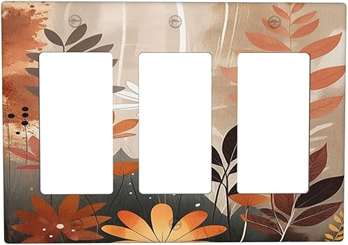 Miniatura 40 de Cubiertas de salida de textura abstracta moderna de mármol líquido Pintura abstracta púrpura Arte de pared Cubiertas de toma 1 banda Interruptor de