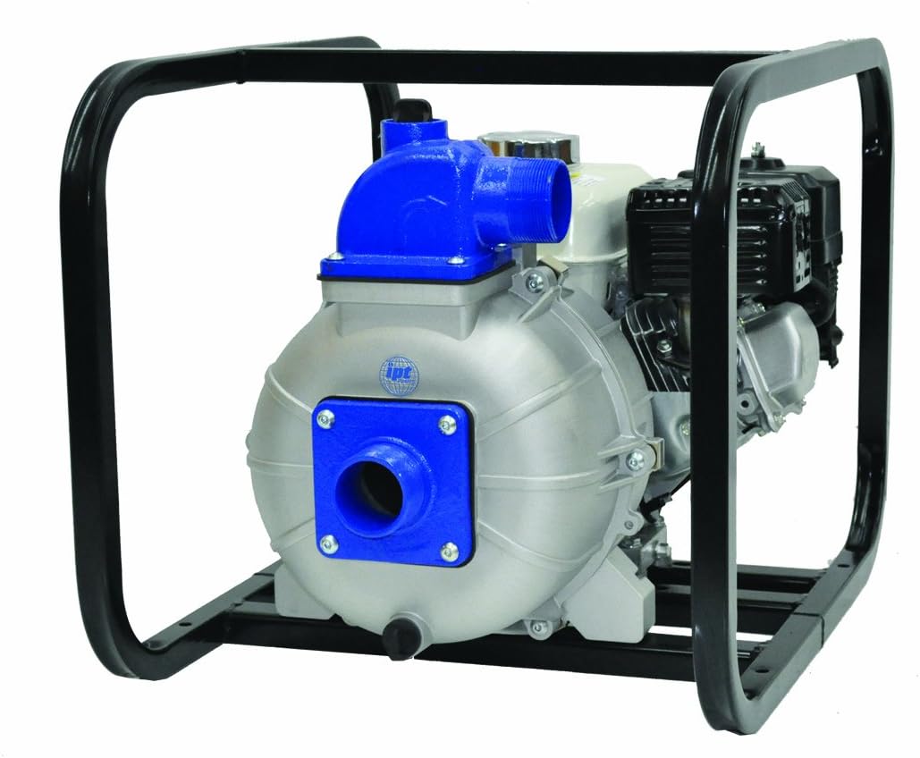 IPT Pump 2P5XAR Engine Driven Portable High Pressure Pump with Briggs & Stratton Vanguard Engine, Aluminum, Curve C, 2" NPT Male Suction & Discharge Ports