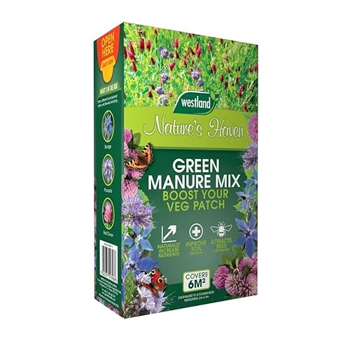 Nature's Haven 20500332 Green Manure Wildflower Seed Mix, 1.2KG (6m2) Carton