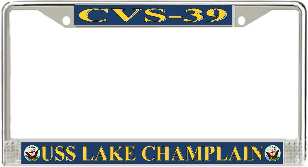 MilitaryBest USS Lake Champlain CVS-39 License Plate Frame