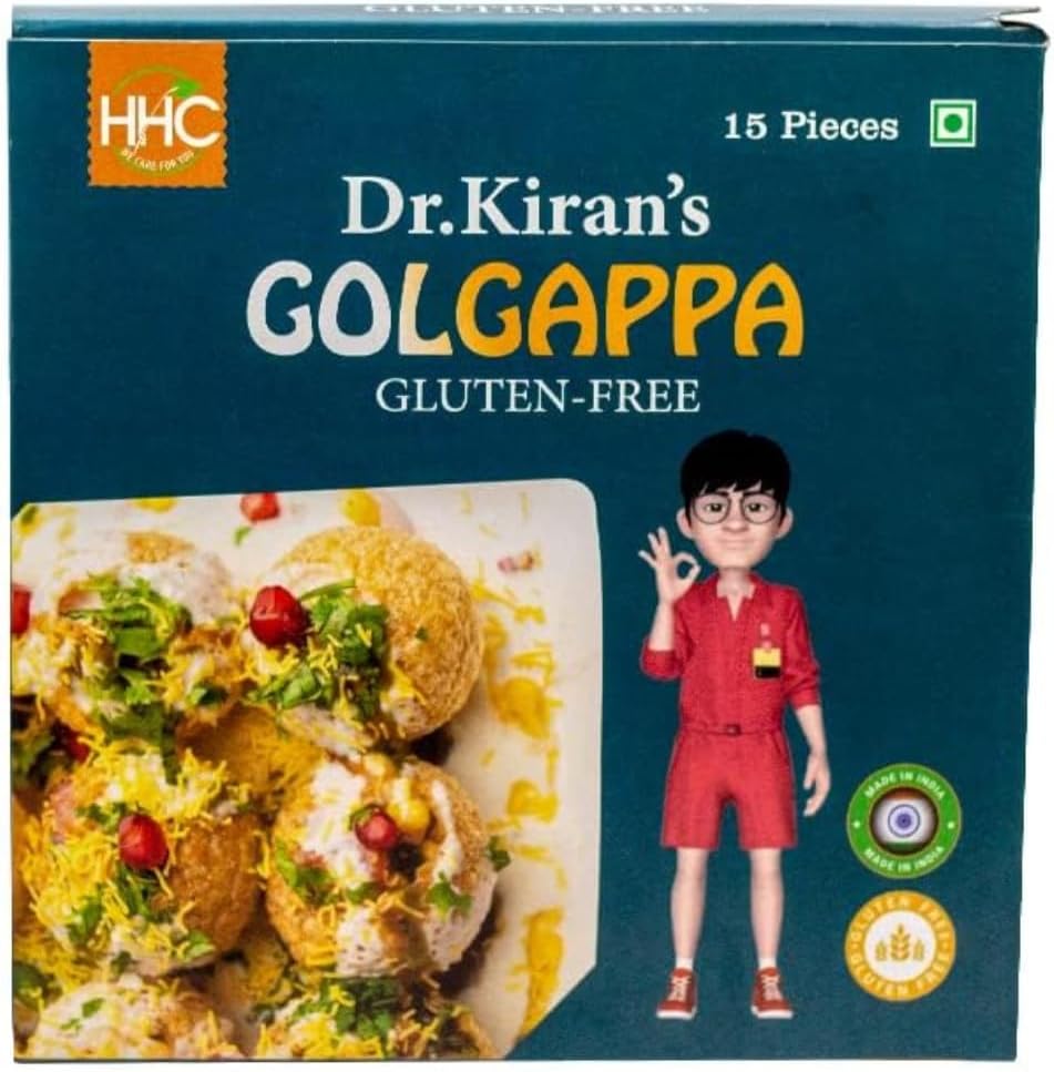 Ready-to-Eat Golgappa – No Wheat, Maida, Gluten, Preservatives or Added Colours | Crunchy Panipuri/Puchka/Gupchup (70g)