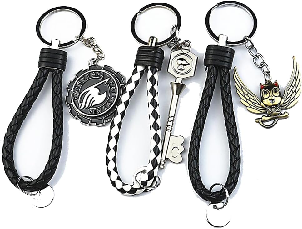 Amazon.co.jp: ナツ キーホルダー フェアリーテイル ギルド 鍵
