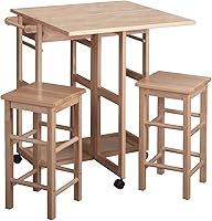 Vista 1 de Winsome Wood Suzanne - Set de cocina cuadrado, natural, haya