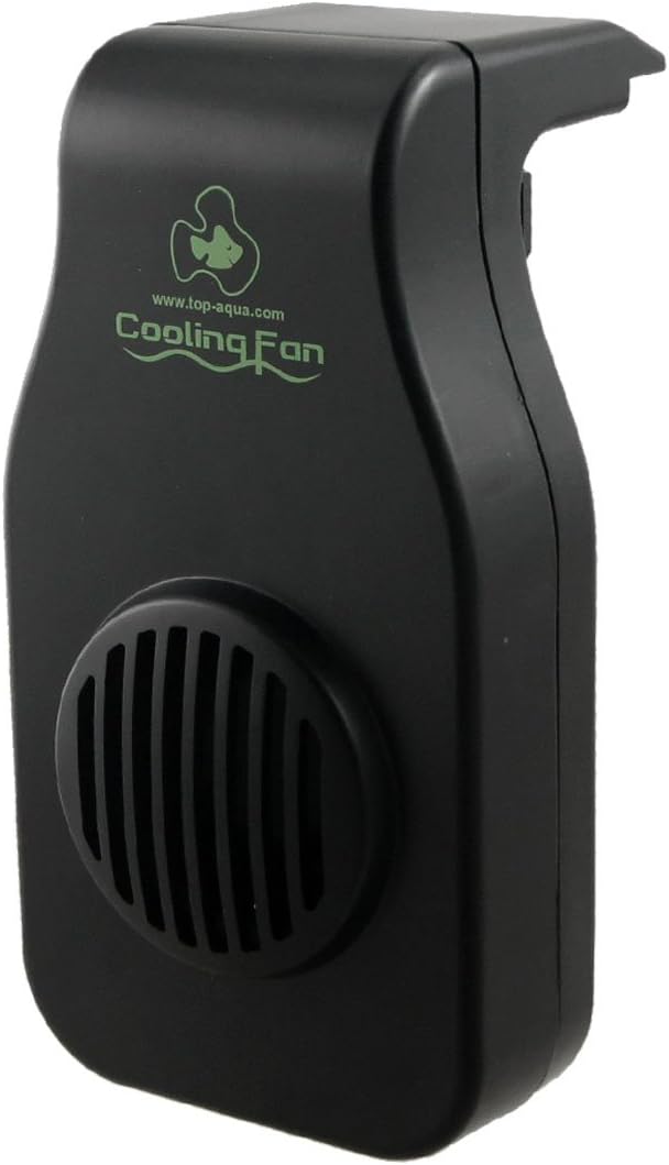 Black Low Noise AC 100-240V 50Hz Cooling Fan for Aquatic Plants