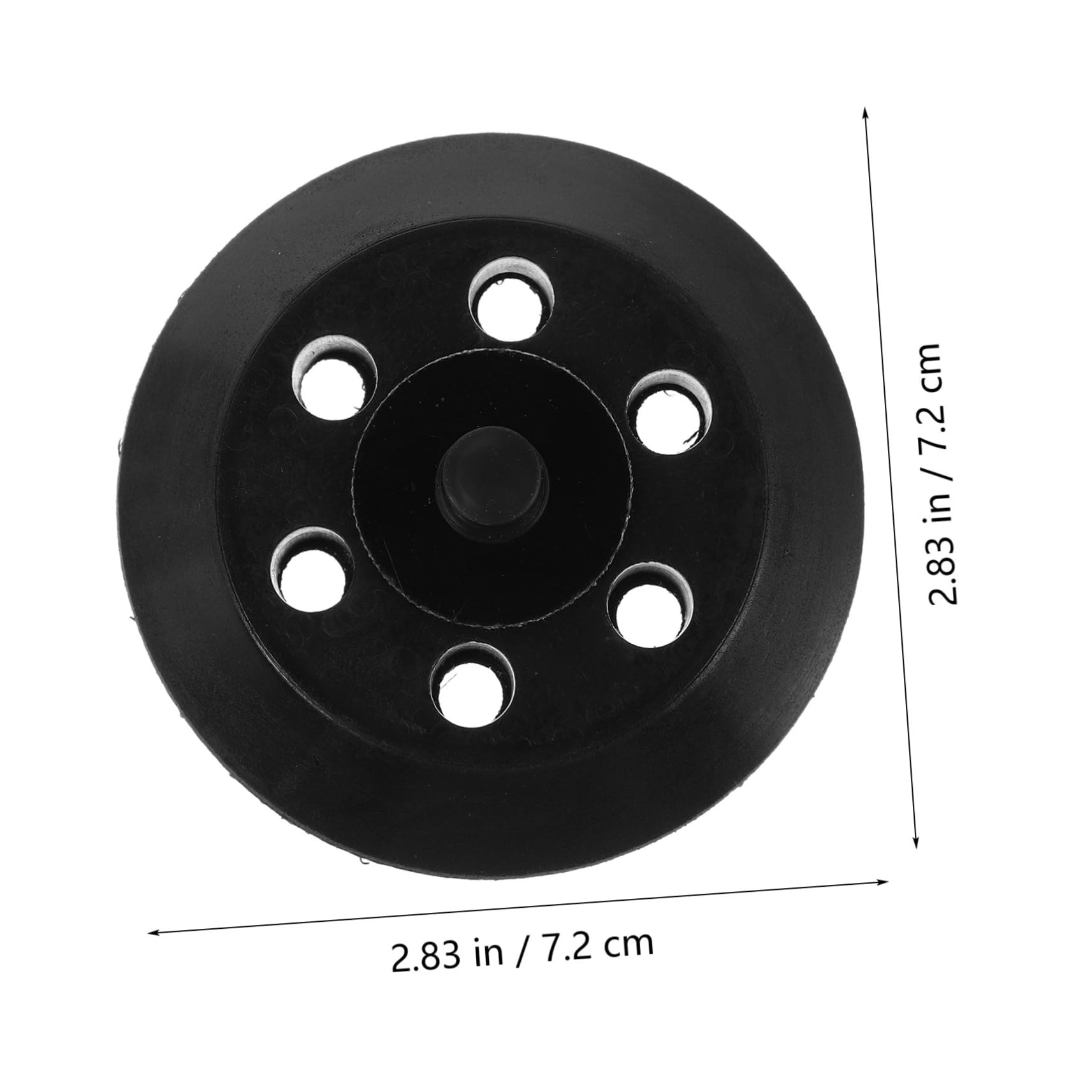 Cabilock Car Polishing Disc Cars Disc Sanding Pads Sander Tool Polishing Pads for Drill Polisher Back Plate Drill Buffing Pad Polisher Plate Polisher Backing Plate Car Buffer Pads Black