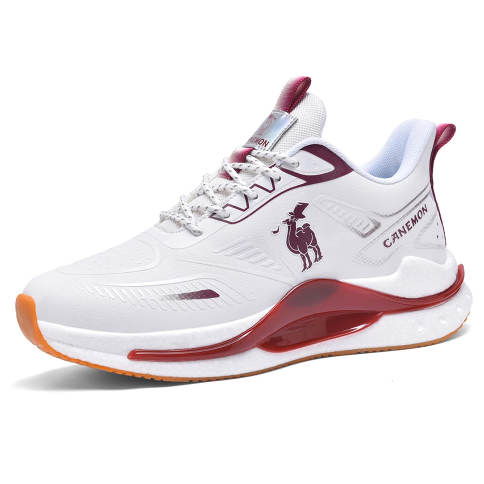 Men's Platform Orthopedic Sneakers Fashion Comfortable Breathable Non Slip Lace Up with Arch Support Running Sports Shoes for Gym Commuting Outdoor