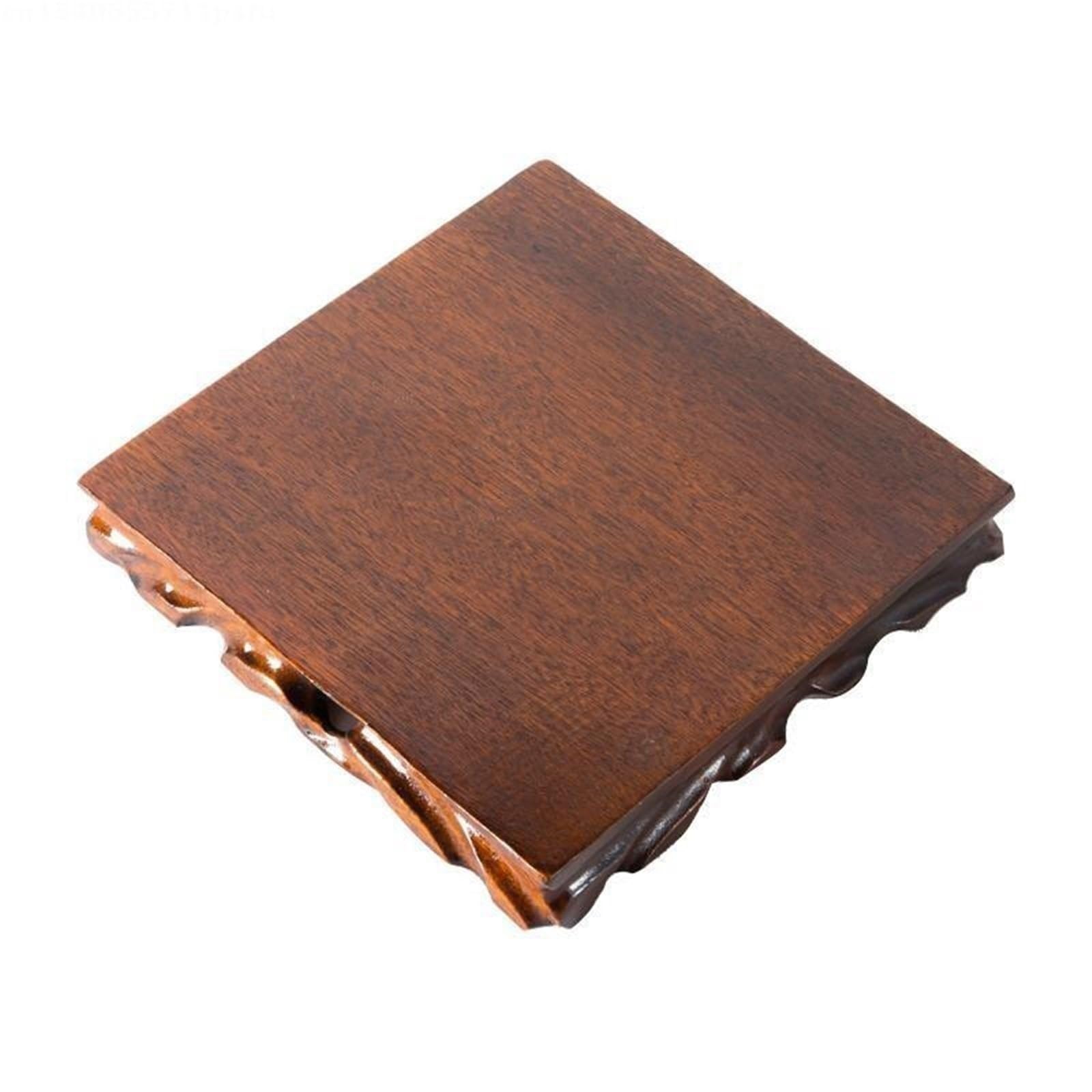 Stojak na cokole Chińskie drewniane podstawy ekspozycyjne w stylu retro, zestawy do herbaty, stojak na doniczki, dekoracja Zastosowanie wewnętrzne(3XL)