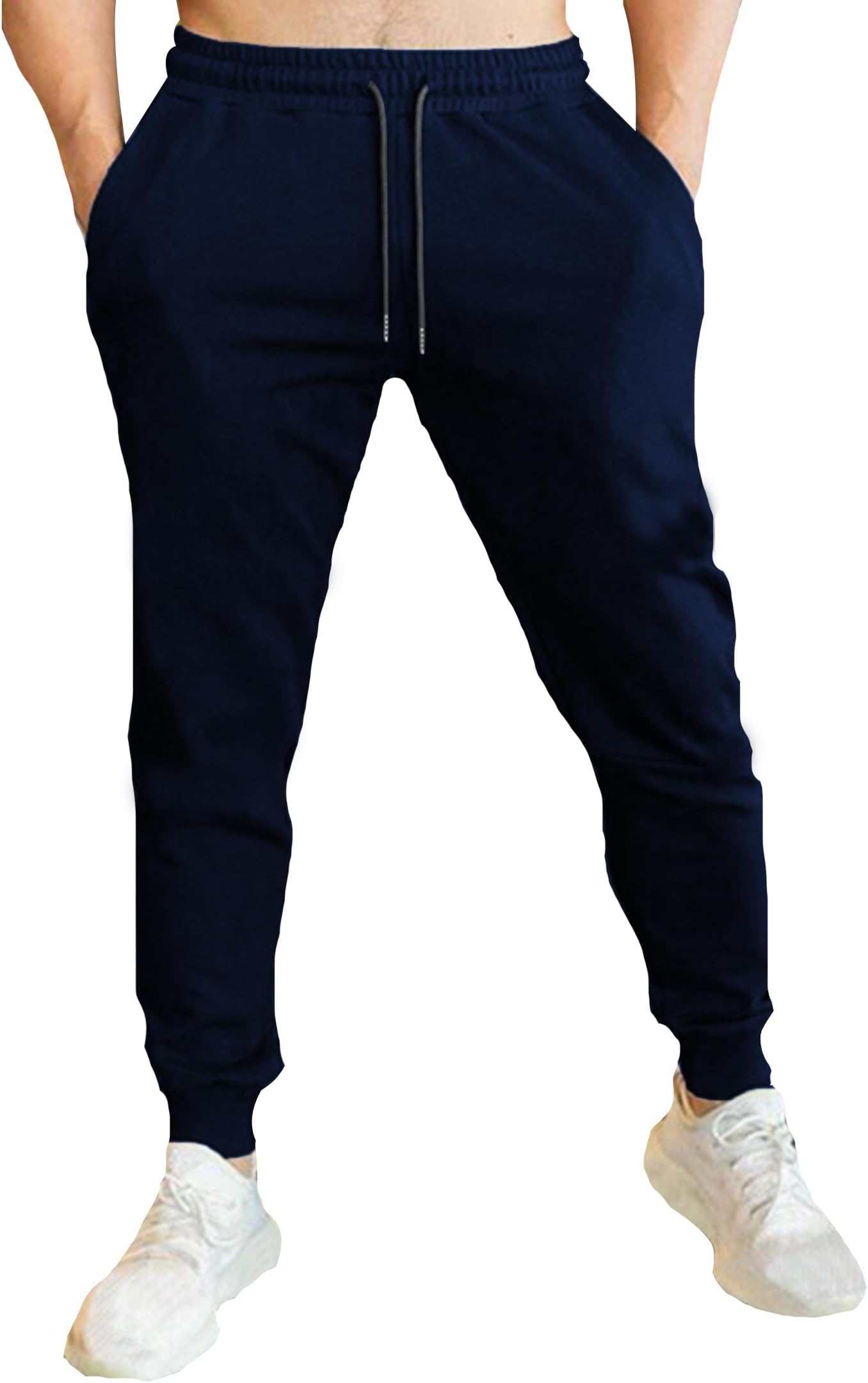 JUGULAR Men's Slim Fit Mid Rise Track Pant