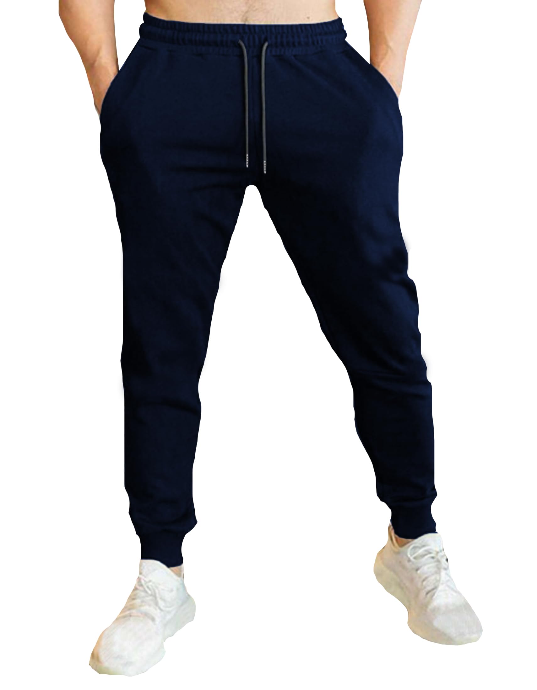 JUGULAR Men's Slim Fit Mid Rise Track Pant
