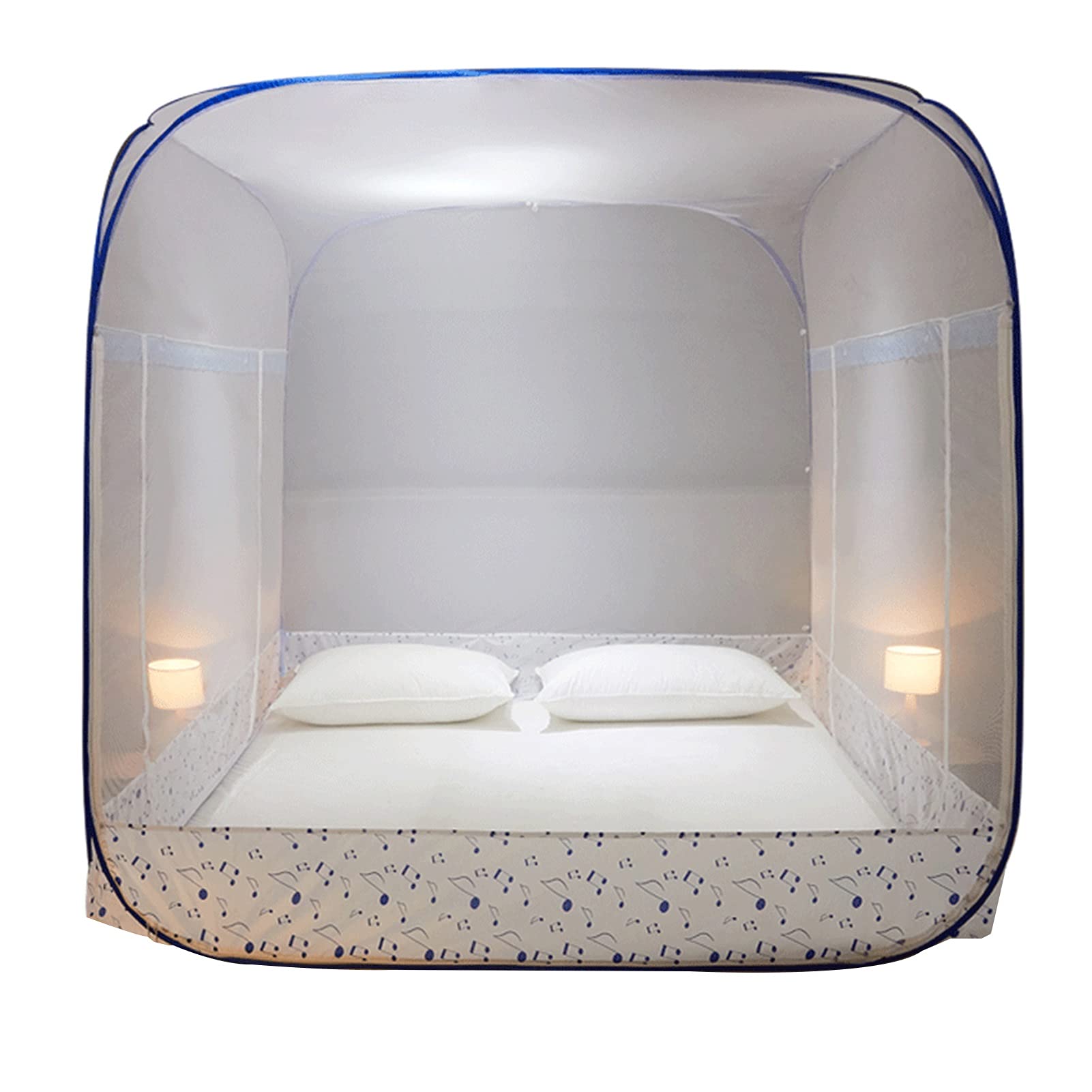 GJMSSMY Pop-Up Mosquito Net -installation Mosquito Net, Outdoor Portable Mosquito Net Tent, Adult/Child Fall Prevention Mosquito Net (Size : 1.5x2x1.65m)
