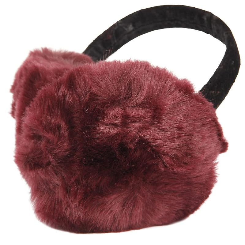 w+ Women's Winter Outdoor Wear Ear Muffs/Warmer for Kids and Adults, Ideal Head/Hair Accessory for winters (Brown)-picture-49